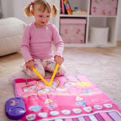 WOOPIE Duża Mata Muzyczna 2w1 Perkusja Interaktywna Pianino