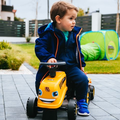 FALK Traktorek JCB Pomarańczowy z Przyczepką od 1-3 lat