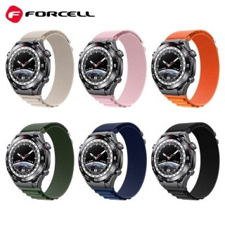 Pasek do Samsung Galaxy Watch Forcell F-Design FS05 sprzączka włókno poliestrowe 22 mm gwiezdny
