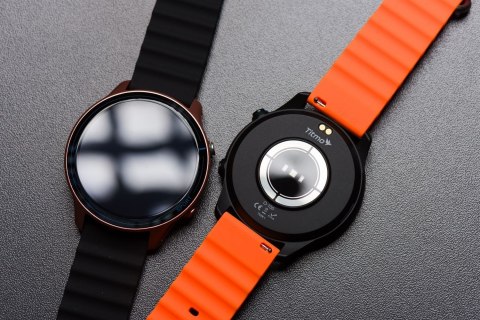 Pasek do Samsung Galaxy Watch Forcell F-Design FS05 sprzączka włókno poliestrowe 22 mm pomarańczowy