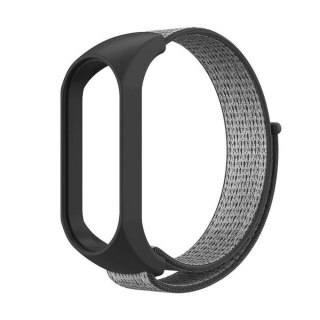 Pasek nylonowy do XIAOMI Mi Band 5 / 6 / 7 szary (19)