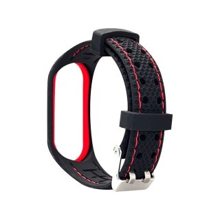 Pasek z elastomeru LIFESTYLE do XIAOMI Mi Band 5 / 6 black (04)