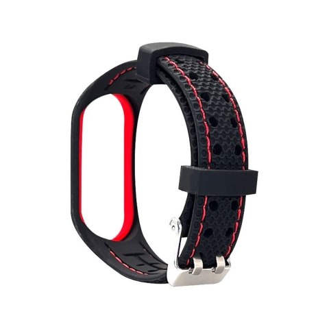 Pasek z elastomeru LIFESTYLE do XIAOMI Mi Band 5 / 6 black (04)