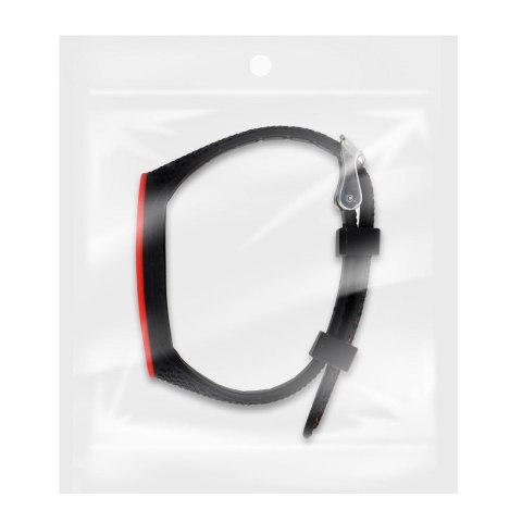 Pasek z elastomeru LIFESTYLE do XIAOMI Mi Band 5 / 6 black (04)
