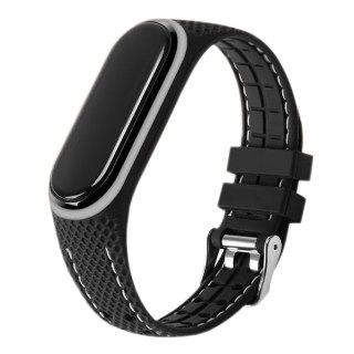 Pasek z elastomeru LIFESTYLE do XIAOMI Mi Band 7 czarny (03)