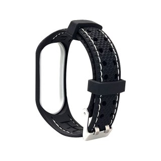 Pasek z elastomeru LIFESTYLE do XIAOMI Mi Band 7 czarny (03)
