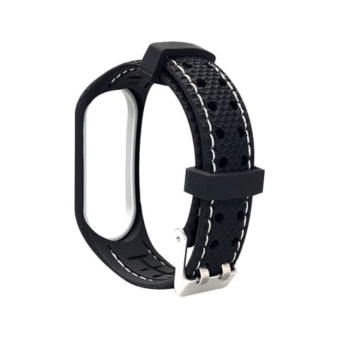 Pasek z elastomeru LIFESTYLE do XIAOMI Mi Band 7 czarny (03)