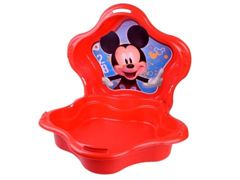 Piaskownica zamykana plastikowa MUSZELKA 2w1 basenik Myszka Mickey SP0884