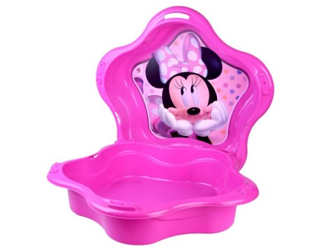 Piaskownica zamykana plastikowa MUSZELKA 2w1 basenik Myszka Minnie SP0884