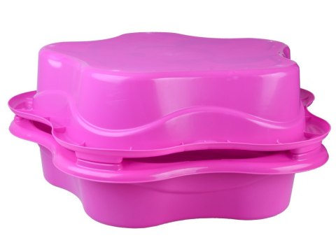 Piaskownica zamykana plastikowa MUSZELKA 2w1 basenik Myszka Minnie SP0884