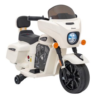 Pojazd Chopper INDIAN Biały motocykl dla dziecka