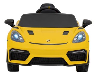 Pojazd Porsche Spyder RS 718 Żółty samochód sportowy