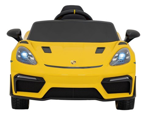 Pojazd Porsche Spyder RS 718 Żółty samochód sportowy