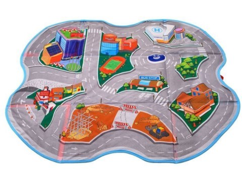 Pomysłowe PUDEŁKO na zabawki Mata ULICE 2w1 ZA1675 78 x 70,5cm