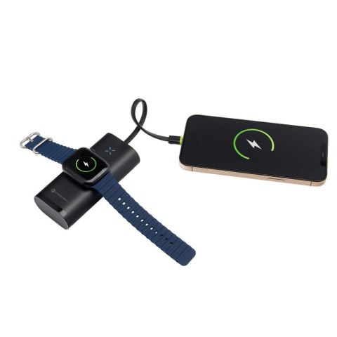 Powerbank Forcell F-Energy F10K4 PD QC3.0 3A 22,5W 10000 mAh kompatybilny z Apple Watch czarny