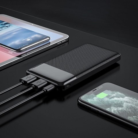 Powerbank Hoco 10000 mAh 2A J72 Easy travel czarny