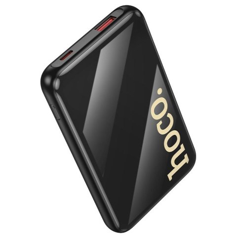 Powerbank Hoco 10000 mAh QC PD 22,5W z wbudowanymi kablami USB C + Lightning Q37 czarny