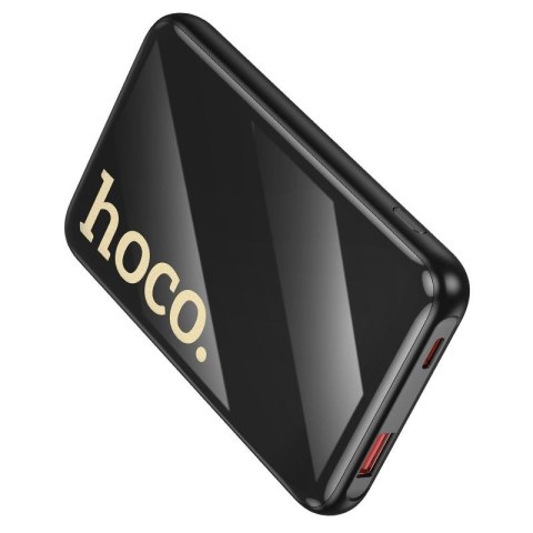 Powerbank Hoco 10000 mAh QC PD 22,5W z wbudowanymi kablami USB C + Lightning Q37 czarny