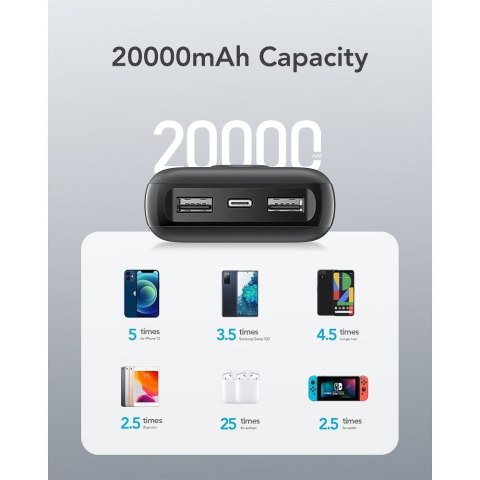 Powerbank Veger L20S (VP2039PD / W2039PD) PD QC3.0 2A 20W 20000 mAh biały