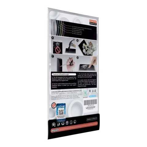 Protektor LCD X-ONE Extreme Shock Eliminator 4th gen. Matowe - do iPhone 15 Pro