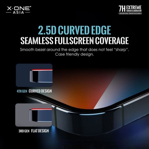 Protektor LCD X-ONE Extreme Shock Eliminator 4th gen. - do iPhone 14 Pro Max/15 Plus