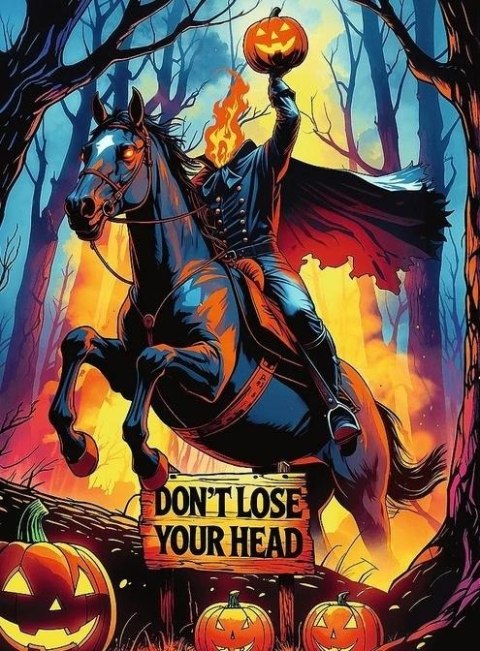 Puzzle 1000 Hall of Horror Jeździec bez głowyTREFL