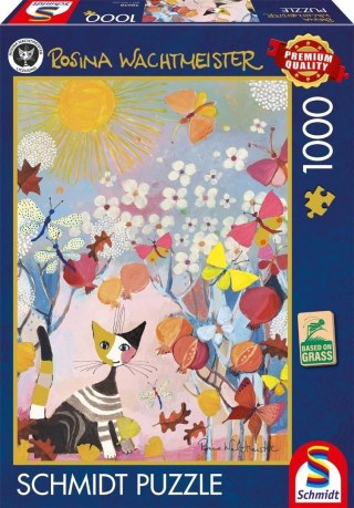 Puzzle 1000 Rosina Wachtmaister Kotek w paski