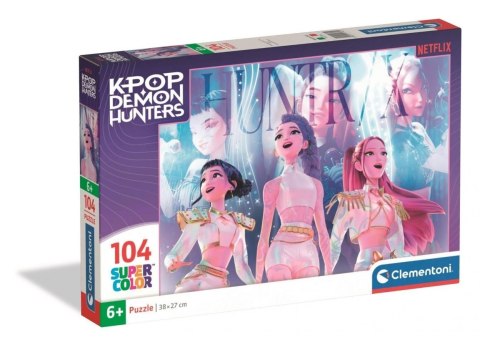 Puzzle 104 Super Kolor K-pop Demon Hunters