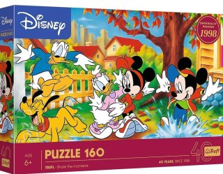 Puzzle 160 Zabawa w kałużach Mickey Mouse TREFL