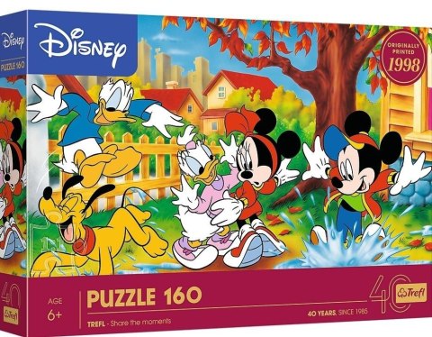 Puzzle 160 Zabawa w kałużach Mickey Mouse TREFL