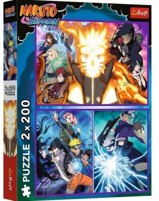 Puzzle 2x200 Ninja z Wioski Ukrytego Liścia TREFL