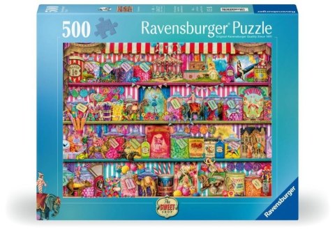 Puzzle 2D: Sklep z łakociami 500el