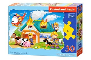 Puzzle 30 el. Fire Brigade in Action