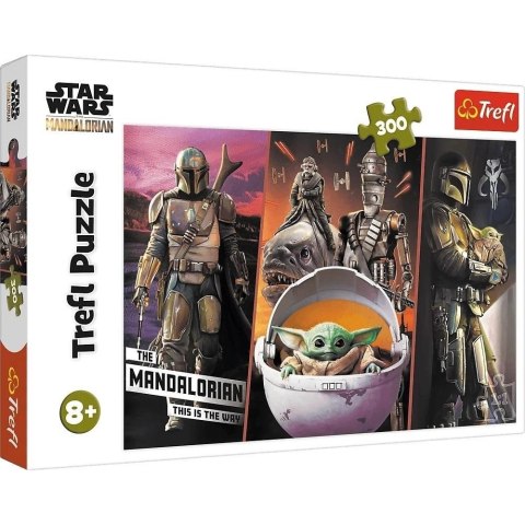 Puzzle 300 Tajemniczy Baby Yoda TREFL