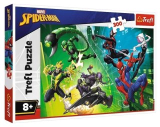 Puzzle 300 W pajęczej sieci Spiderman TREFL