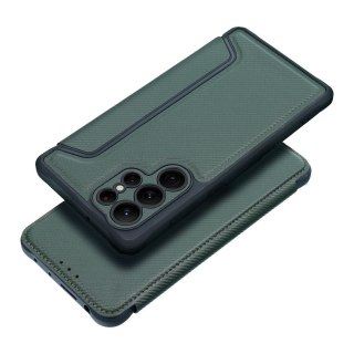 Etui z klapką na Samsung A17 5G Razor Book ciemnozielone