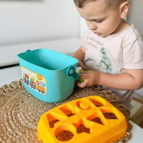 WOOPIE BABY Sorter 2w1 Skrzynka Walizka + Nauka Alfabetu i Kształtów