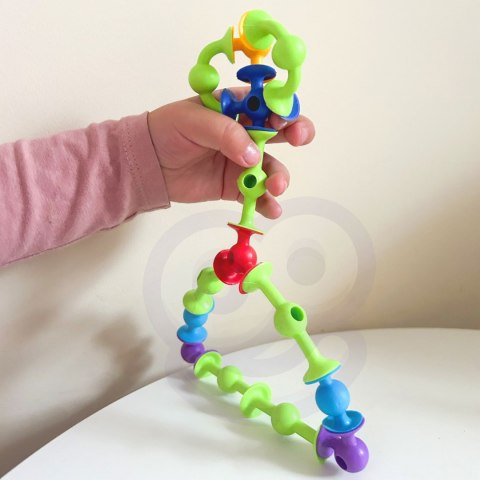 WOOPIE Klocki Przyssawki Zwariowane Zwierzaki 3D - Edukacyjny Zestaw Konstrukcyjny