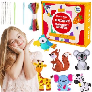 WOOPIE Zestaw do Szycia dla Dzieci Woopie Breloczki DIY Filc