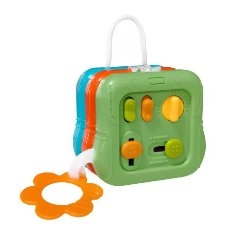 WOOPIE BABY Kostka Sensoryczna Manipulacyjna 6w1 Edukacyjna Zabawka Interaktywna