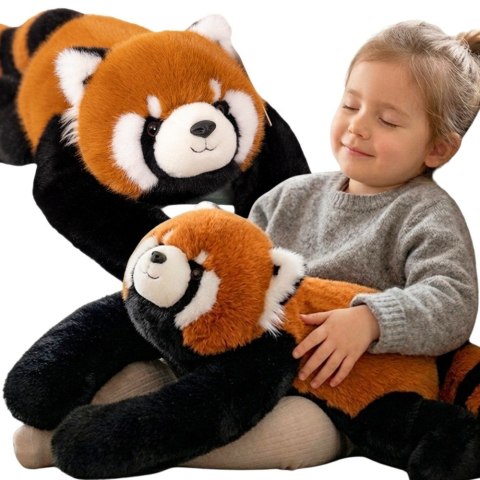 WOOPIE Pluszak Obciążeniowy Panda Ruda Antystresowy Sensoryczny Ciężkomiś 65cm 2500g
