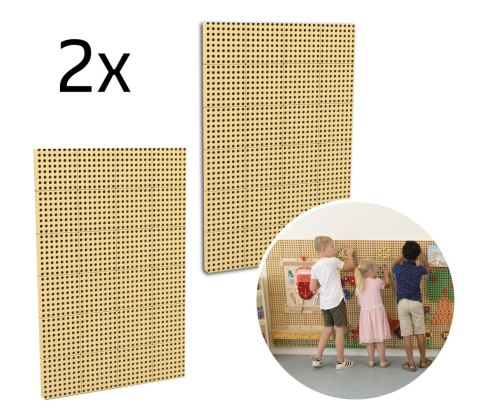 MASTERKIDZ Panele Montażowe STEM 2x 120x80 cm + Akcesoria Zestaw XXL