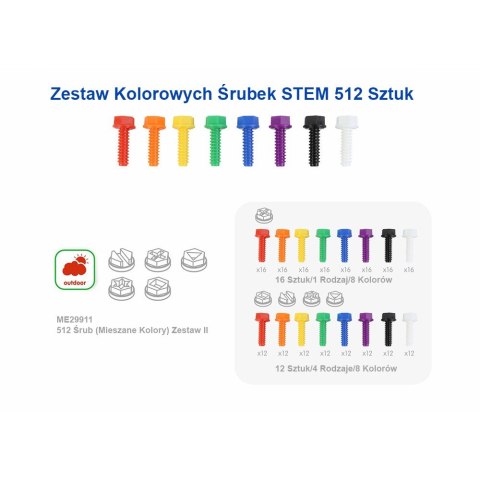 MASTERKIDZ Panele Montażowe STEM 2x 120x80 cm + Akcesoria Zestaw XXL