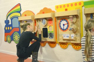 MASTERKIDZ System Do Montażu 5 Tablic Masterkidz Flex - Pociąg