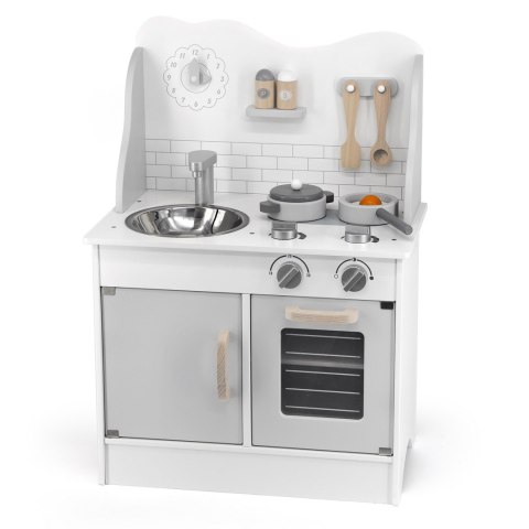 VIGA PolarB Drewniana Kuchnia z Akcesoriami Eco Gray Szara Dla Dzieci Prezent