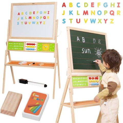VIGA Duża Tablica Edukacyjna 2w1