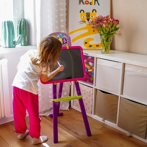 WOOPIE Tablica 3w1 Magnetyczna Suchościeralna Malowanie Światłem