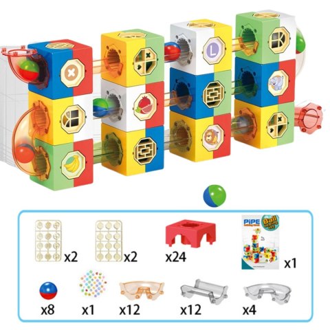 WOOPIE Tor Kulkowy Kulodrom Zestaw Konstrukcyjny Klocki 3D