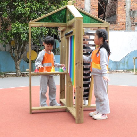 CLASSIC WORLD EDU Muzyczny Drewniany Plac Zabaw XXL