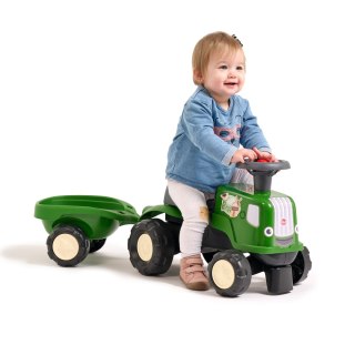 FALK Jeździk Traktor z Przyczepą Birdy Farm Zielony 1-3 lat
